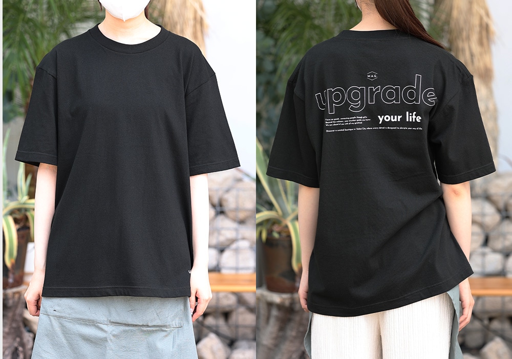 【MAG.オリジナル】Tシャツ EDGE ブラック：162cm / Sサイズのイメージ写真