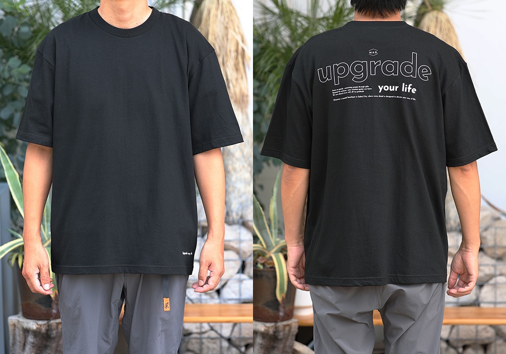 【MAG.オリジナル】Tシャツ EDGE ブラック：178m / Lサイズのイメージ写真