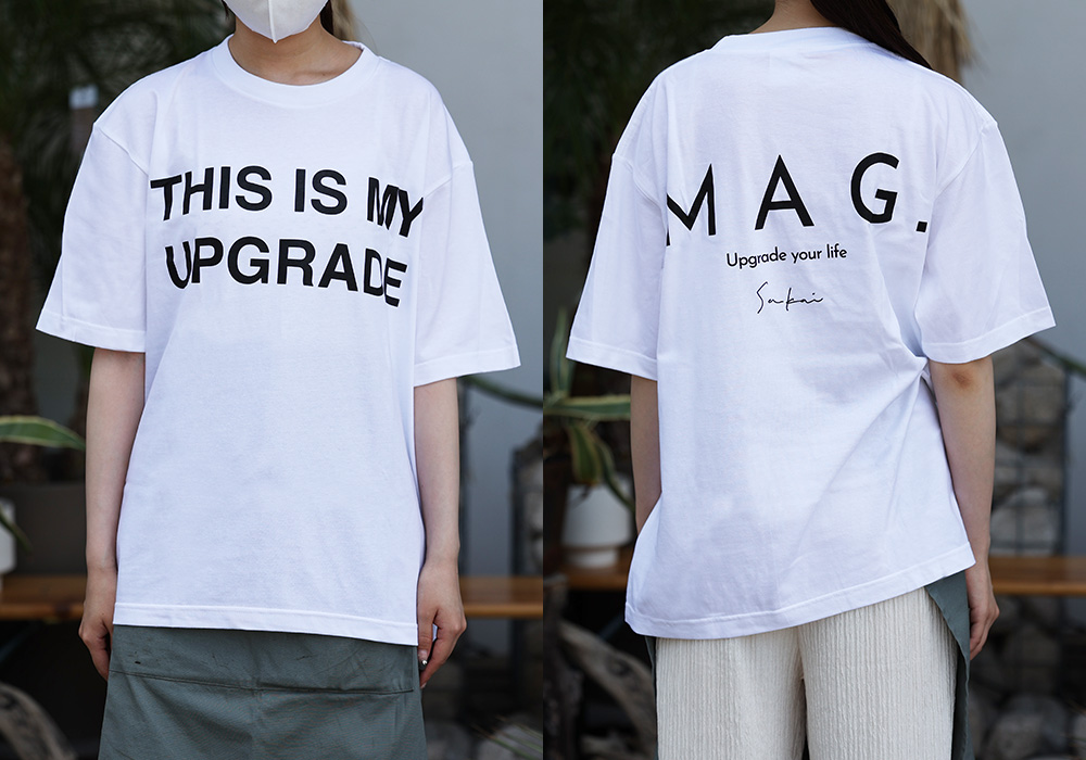 【MAG.オリジナル】Tシャツ THIS IS MY UPGRADE ブラック：162cm / Sサイズのイメージ写真