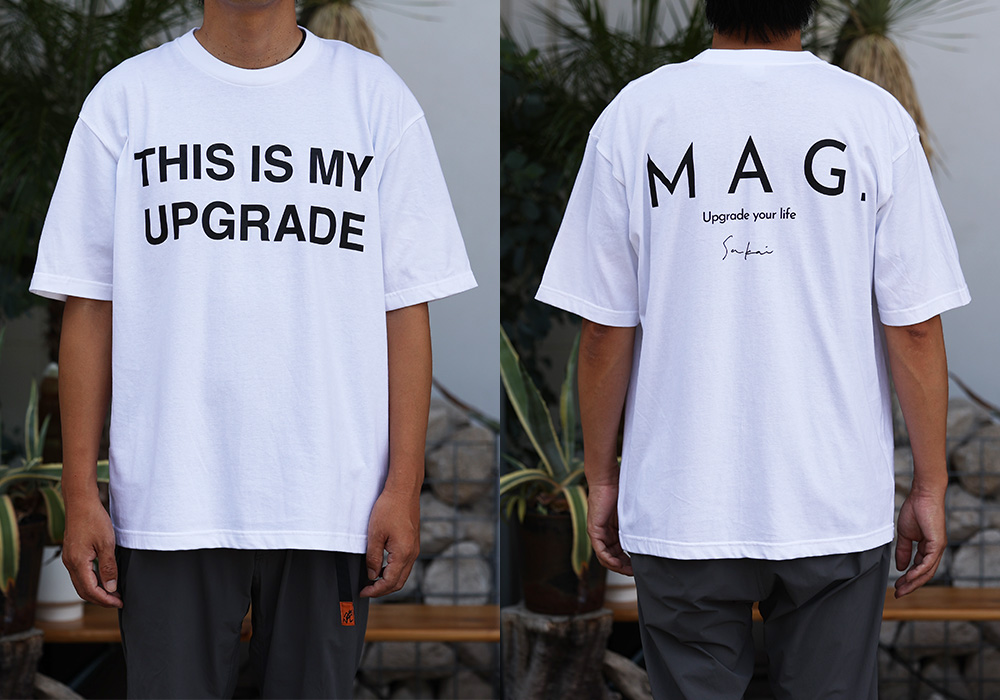 【MAG.オリジナル】Tシャツ THIS IS MY UPGRADE ブラック：178m / Lサイズのイメージ写真