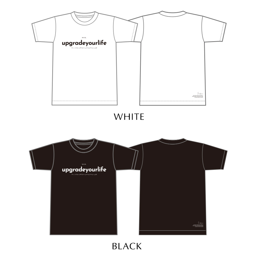 【MAG.オリジナル】Tシャツ UPGRADE YOUR LIFEのイメージ写真13