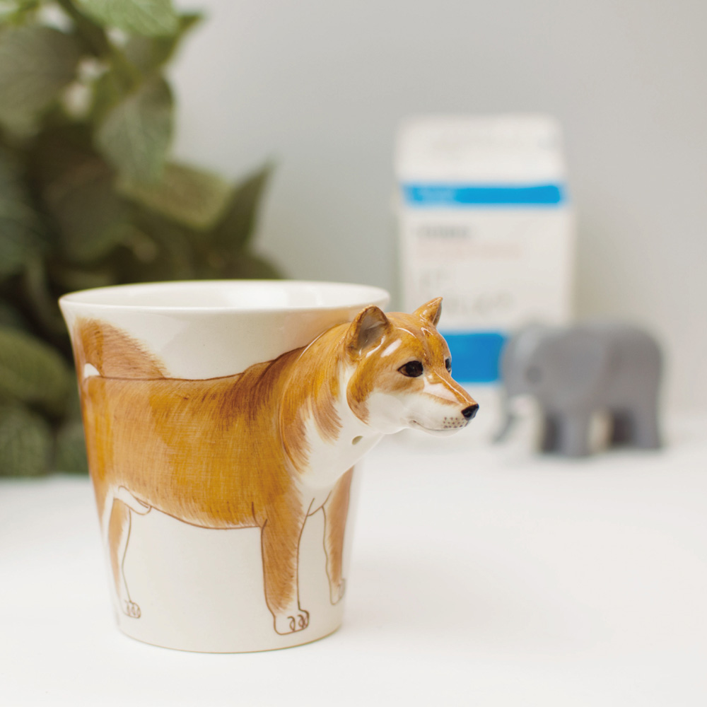 動物の手や顔がにゅっとはみ出した3Dマグカップ Animal Mug（アニマルマグ）