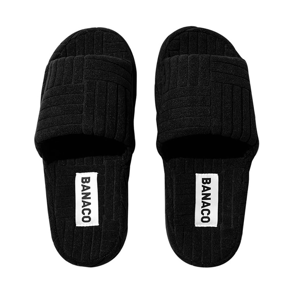BANACO VIVID TERRY ROOM SLIPPER BLACKのイメージ写真01