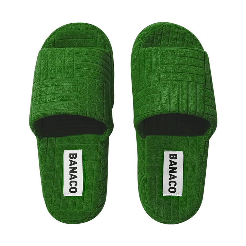 BANACO VIVID TERRY ROOM SLIPPER GREENのイメージ写真01