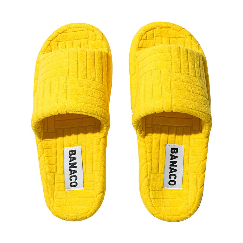 BANACO VIVID TERRY ROOM SLIPPER YELLOWのイメージ写真01