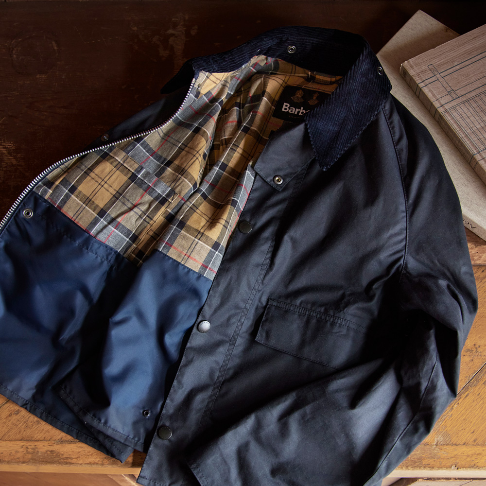 Barbour ワックス コットン ブルゾンのイメージ写真03