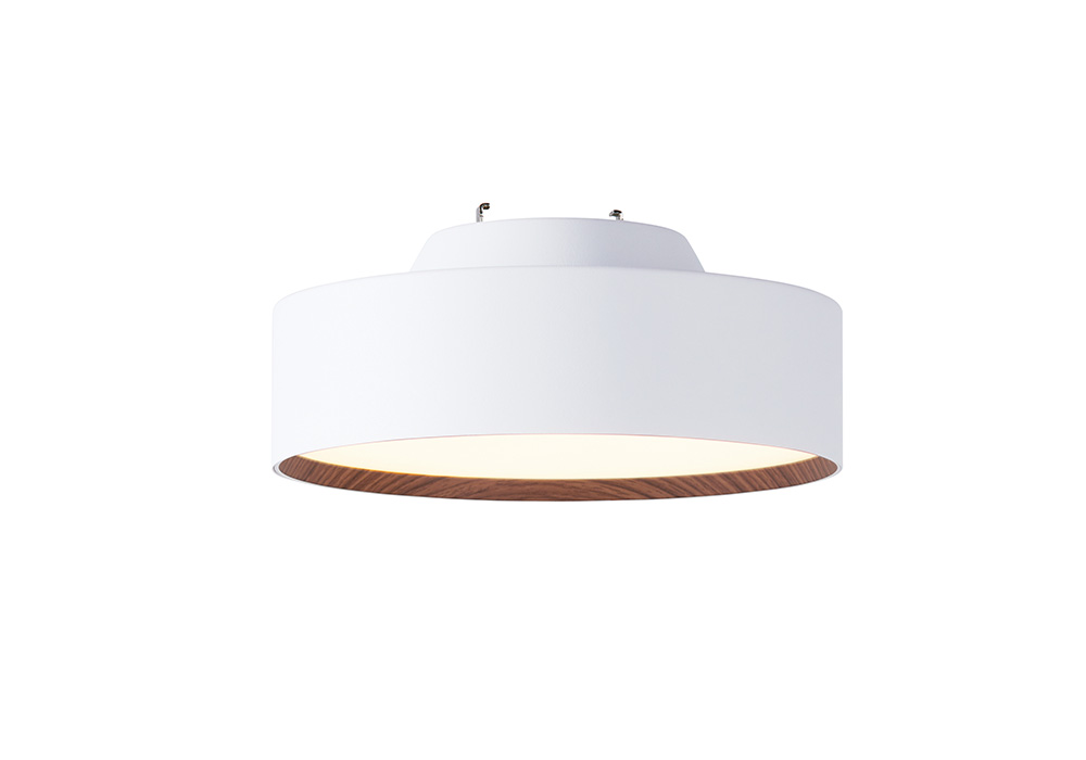 Glow mini LED-ceiling lamp（グローミニLEDシーリングランプ）ホワイト+ライトウッドのイメージ写真