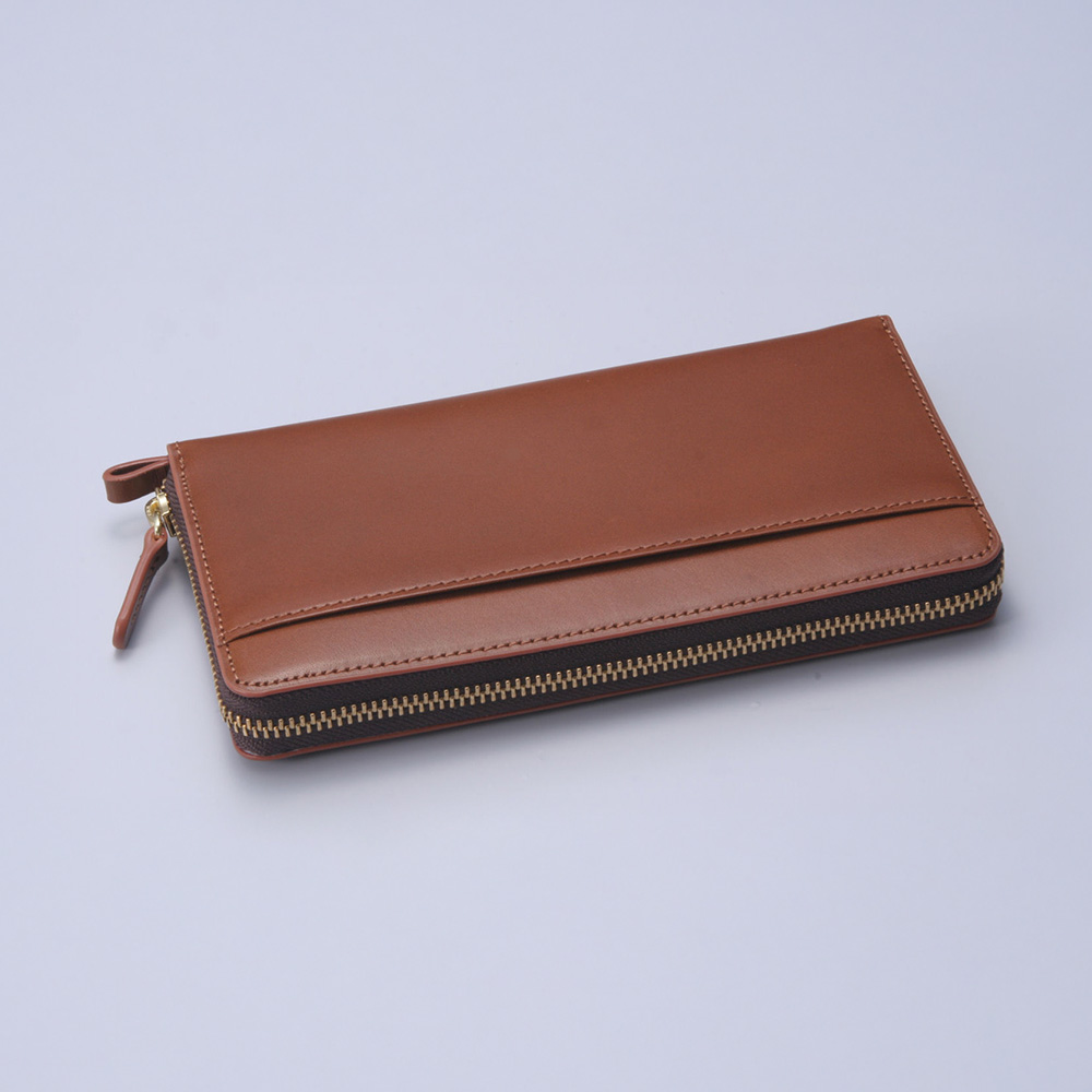 Hawk ラウンドファスナー長財布 Brownのイメージ写真