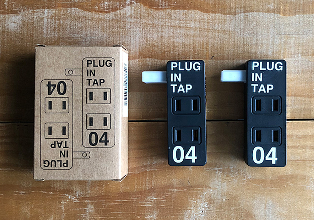 PLUG IN TAP_04 × 2SET（プラグインタップ 4個口2個セット）のイメージ写真01