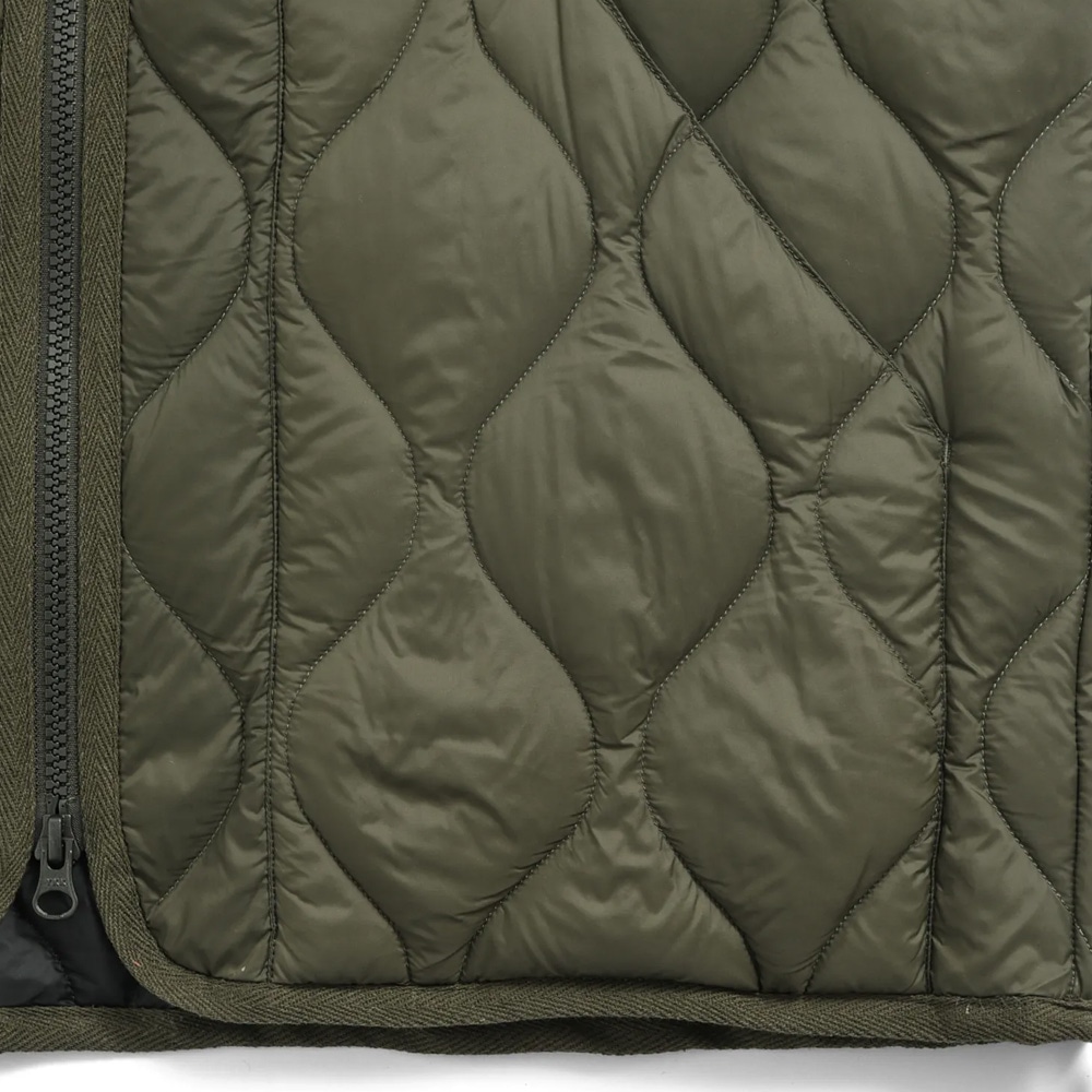 TAION ミリタリー VネックWジップ ダウンベスト-ソフトシェル(TAION-001ALSZML-1)のイメージ写真08