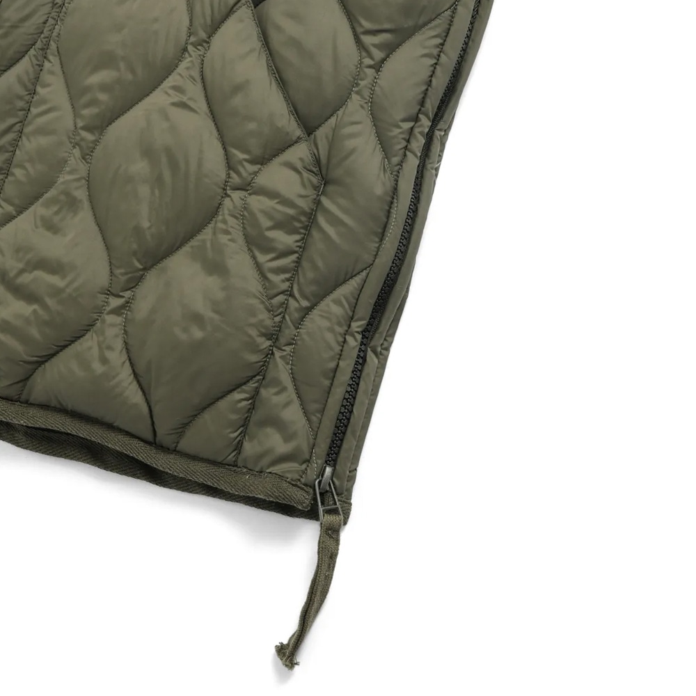 TAION ミリタリー VネックWジップ ダウンベスト-ソフトシェル(TAION-001ALSZML-1)のイメージ写真09