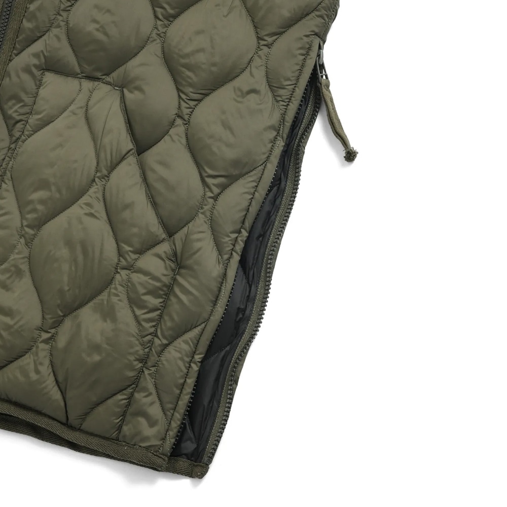 TAION ミリタリー VネックWジップ ダウンベスト-ソフトシェル(TAION-001ALSZML-1)のイメージ写真10