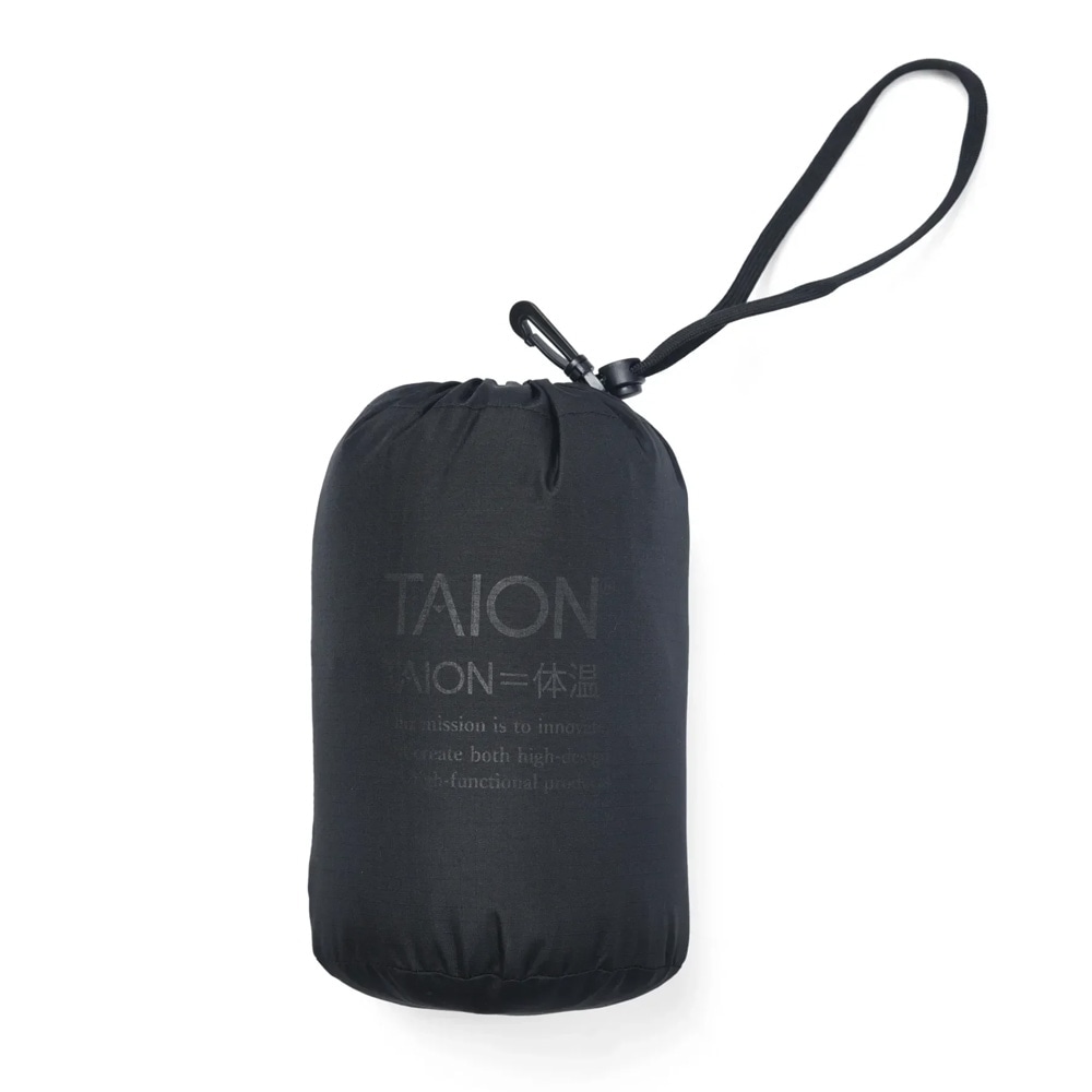 TAION ミリタリー VネックWジップ ダウンベスト-ソフトシェル(TAION-001ALSZML-1)のイメージ写真11