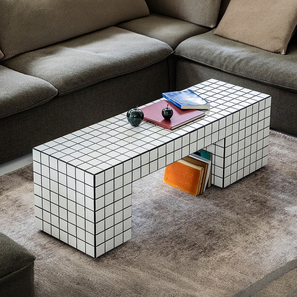 テラ センターテーブル コの字型