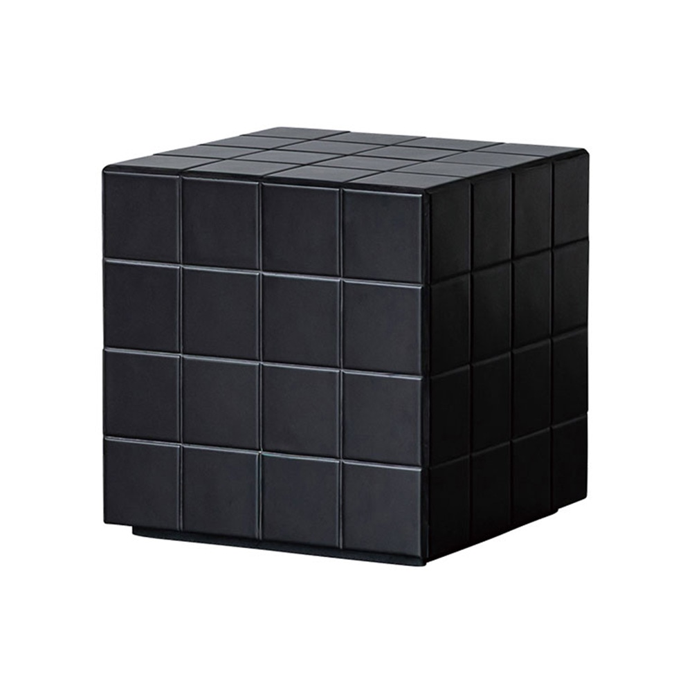 テラ サイドテーブル キューブ型 ブラック 01