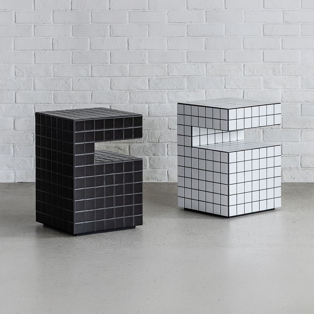 テラ サイドテーブル コの字型