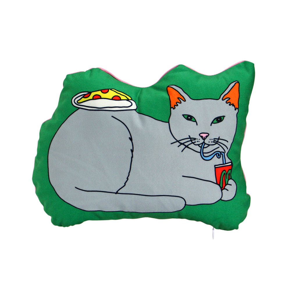 The Enjoy C&D Club Cushion（エンジョイ C&D クラブ クッション）Cat / Greenのイメージ写真01