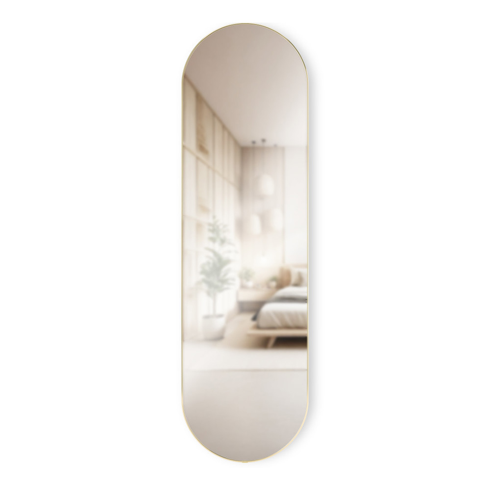 Umbra（アンブラ）フーバ ペブルミラー ブラスのイメージ写真01