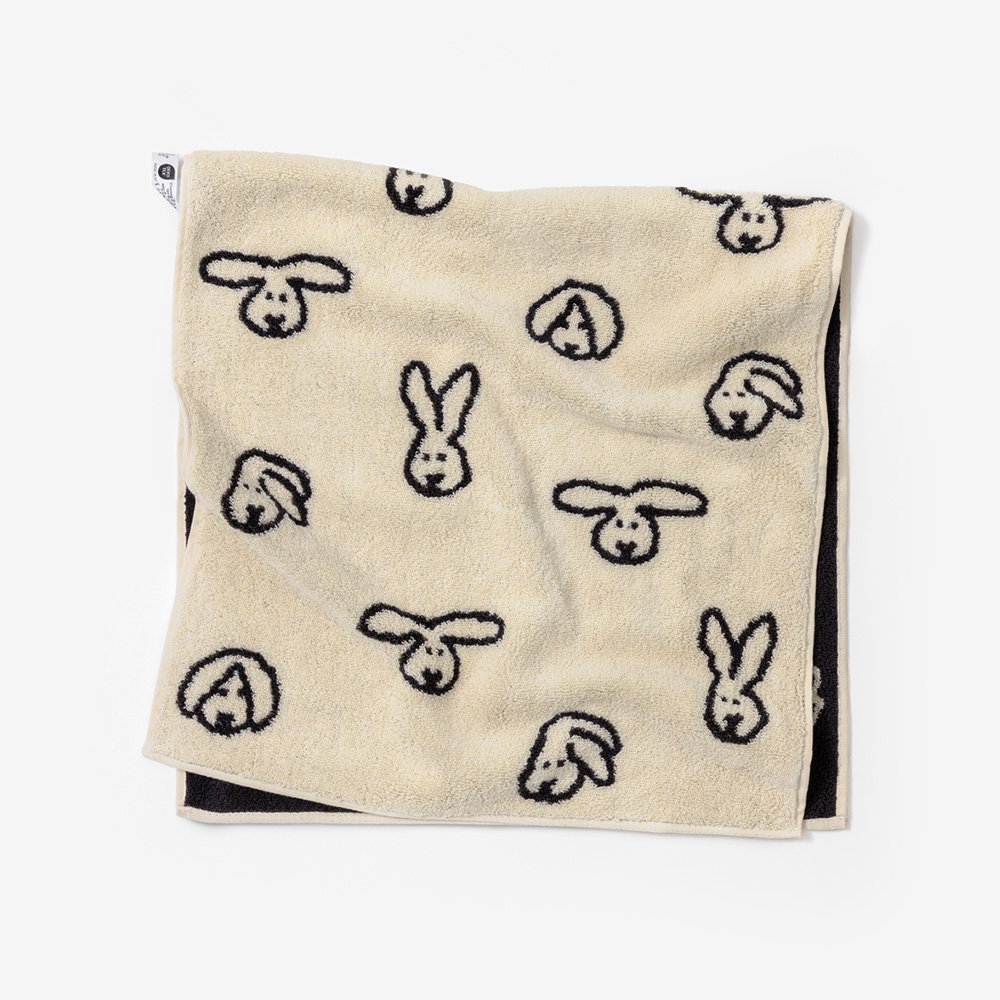 WARMGREY TAIL FACE TOWEL BUNNY BUNNY - CREAMのイメージ写真01