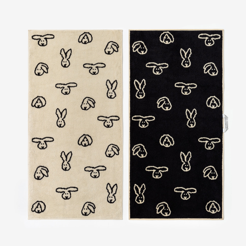 WARMGREY TAIL FACE TOWEL BUNNY BUNNY - CREAMのイメージ写真02