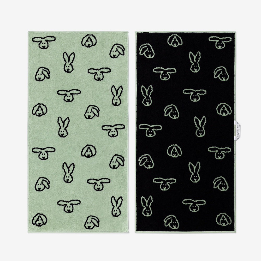 WARMGREY TAIL FACE TOWEL BUNNY BUNNY - MINTのイメージ写真02