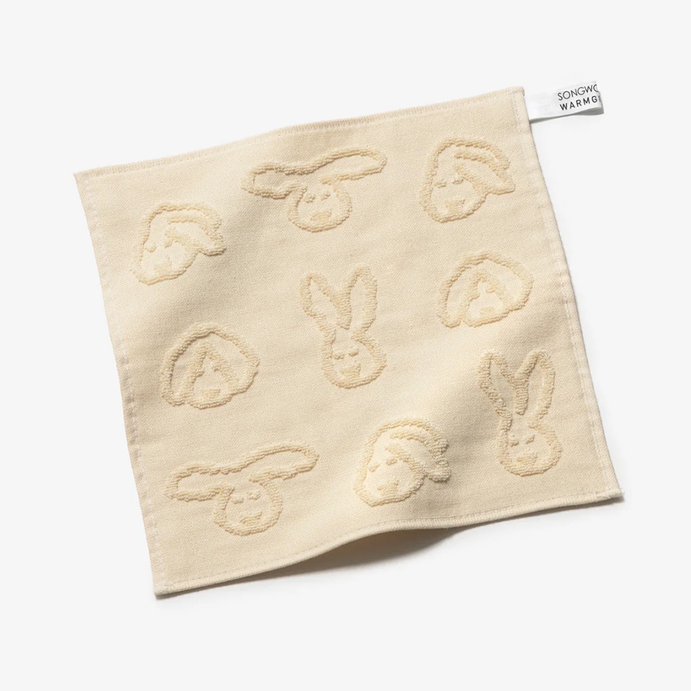 WARMGREY TAIL HAND CLOTH(ハンドクロス)BUNNY BUNNY - IVORYのイメージ02