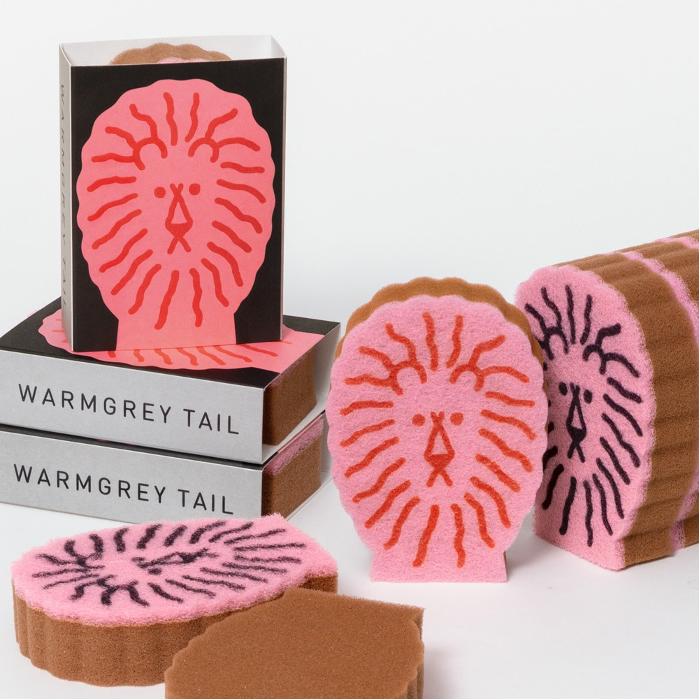 WARMGREY TAIL LION DISH SPONGEのイメージ写真02