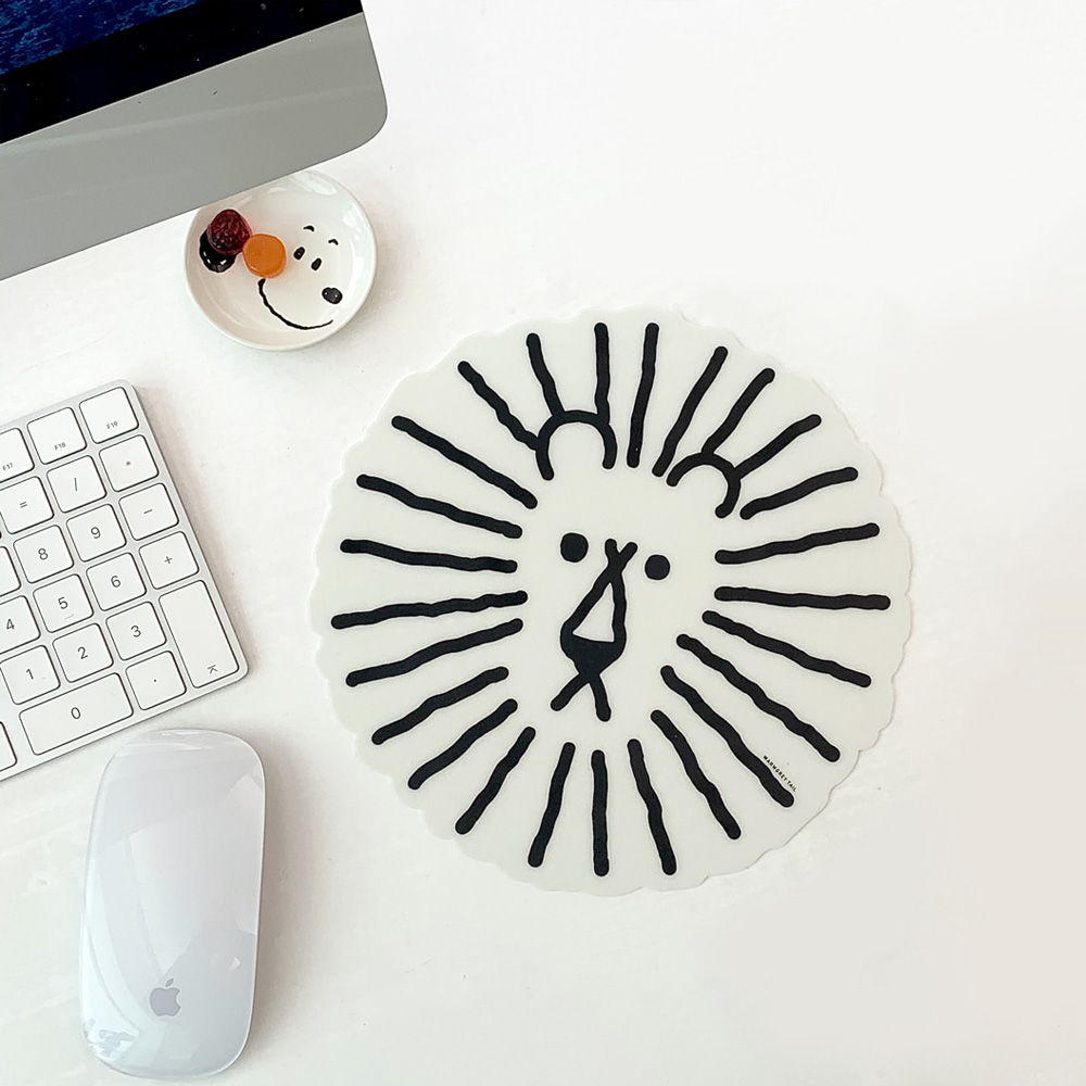 WARMGREY TAIL LION MOUSE PADのイメージ写真02