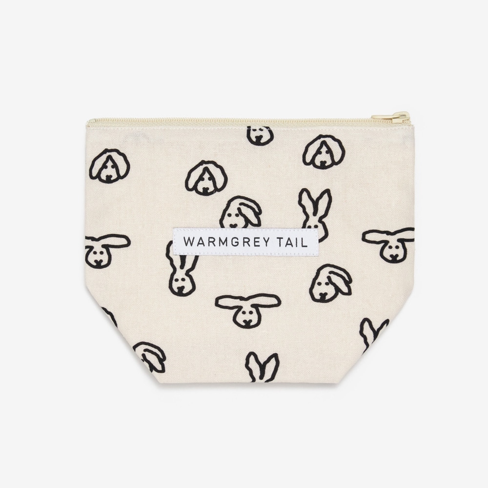 WARMGREY TAIL STANDING POUCH BUNNY BUNNY - IVORY／Mのイメージ写真