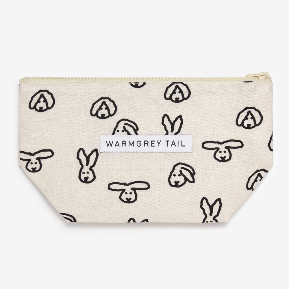 WARMGREY TAIL STANDING POUCH BUNNY BUNNY - IVORY／Lのイメージ写真