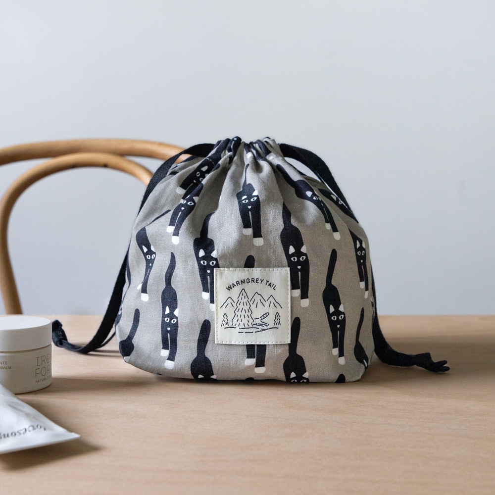 WARMGREY TAIL STRING POUCHのイメージ写真03