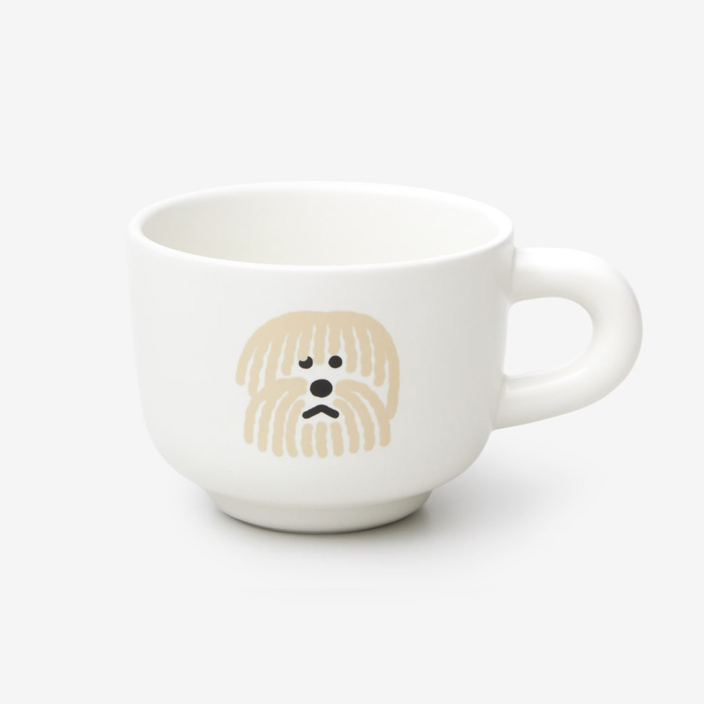 WARMGREY TAIL TUBE MILK CUP（チューブ ミルクカップ）FLUFFY DOGのイメージ写真01