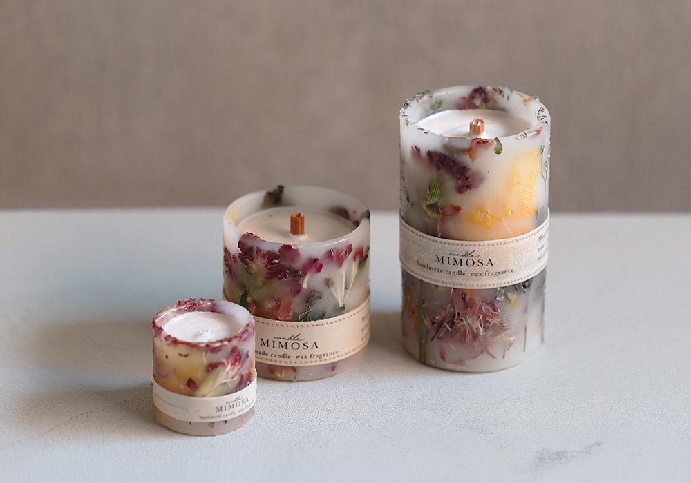 MIMOSA Flower Candle Carnationのイメージ写真01