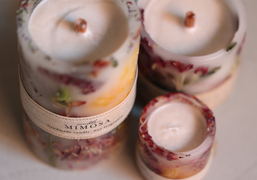 MIMOSA Flower Candle Carnationのイメージ写真02
