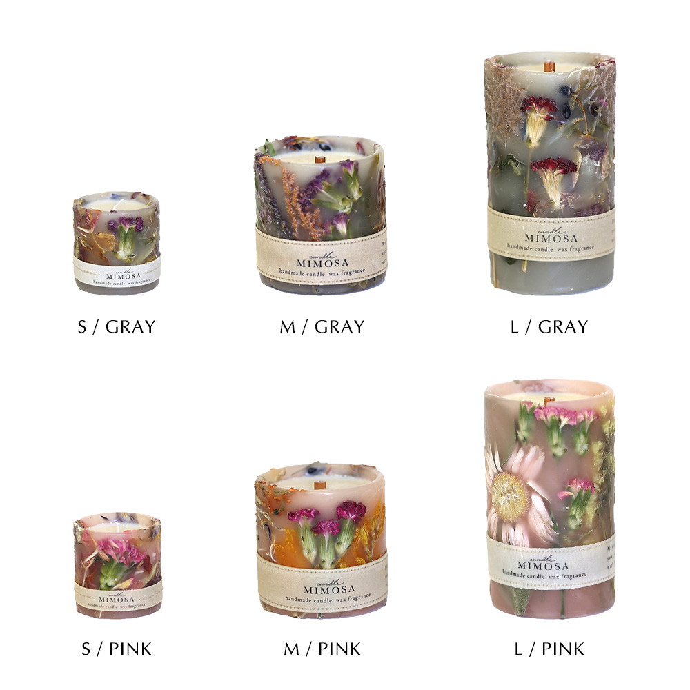 MIMOSA Flower Candle Carnationのバリエーション