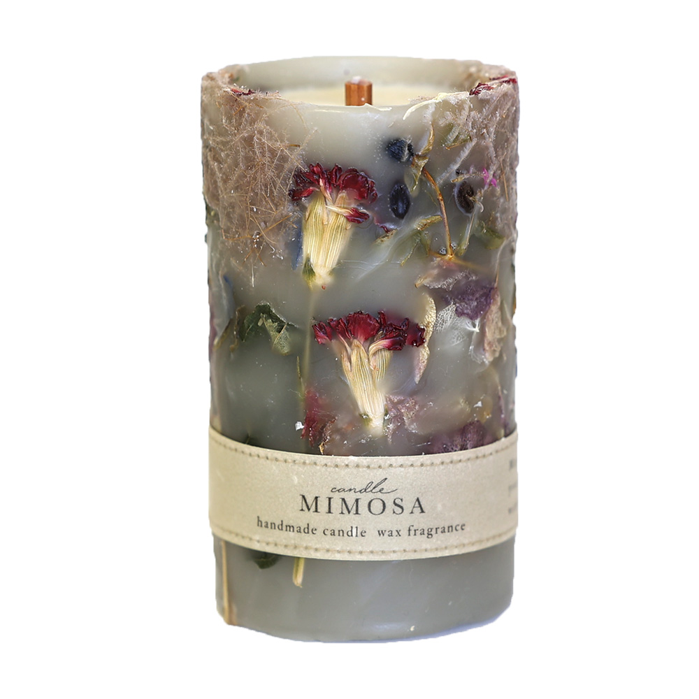 MIMOSA Flower Candle Carnation L / GRAYのイメージ写真