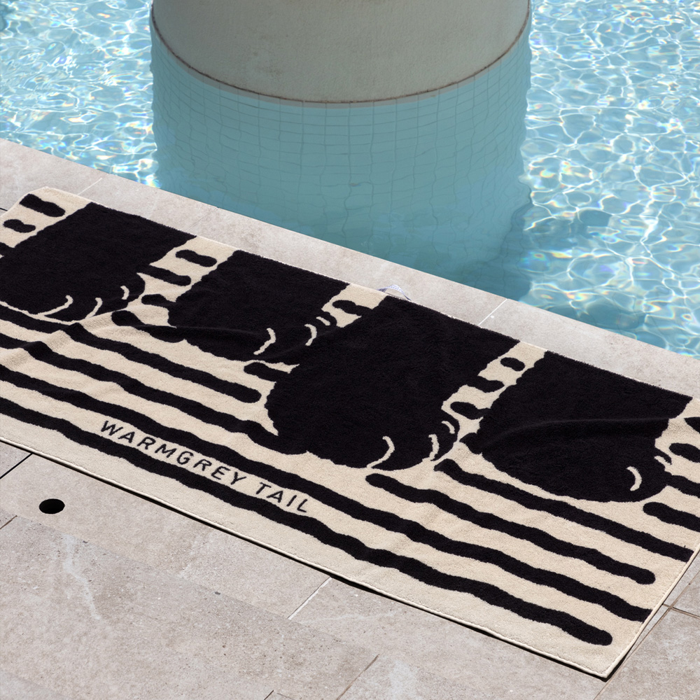 WARMGREY TAIL BIG TOWEL（ビッグタオル）のイメージ写真05