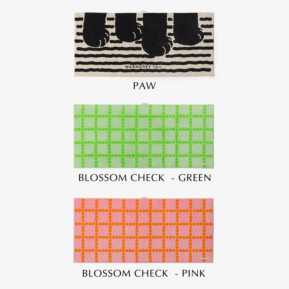 WARMGREY TAIL BIG TOWEL（ビッグタオル）のバリエーション