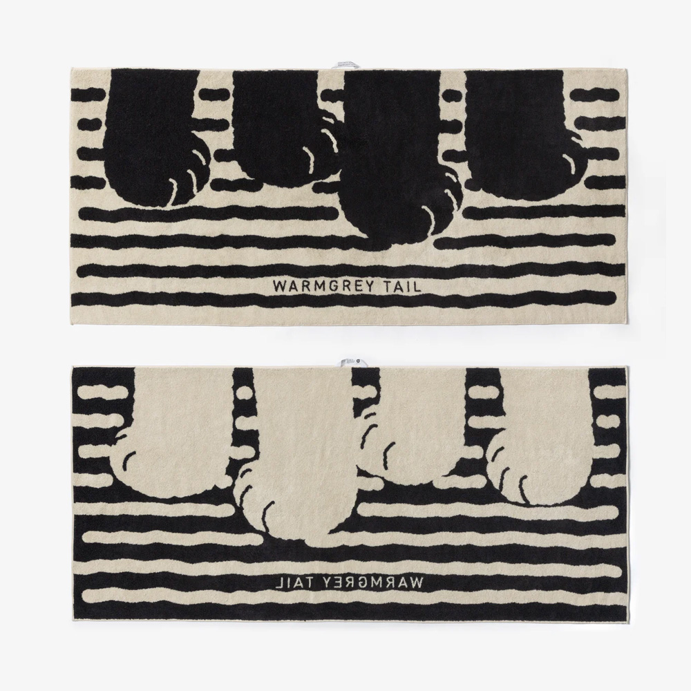 WARMGREY TAIL BIG TOWEL（ビッグタオル） PAWのイメージ写真