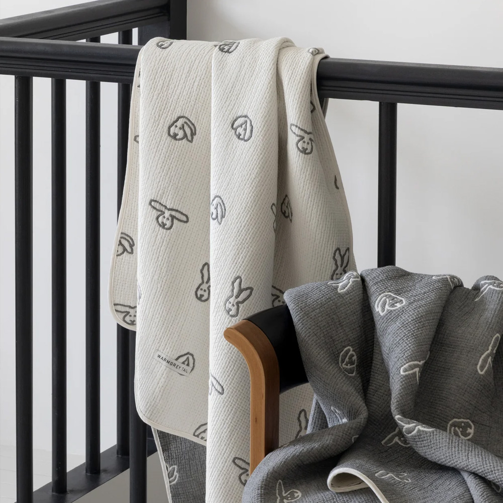 WARMGREY TAIL COTTON MODAL BLANKETのイメージ写真01