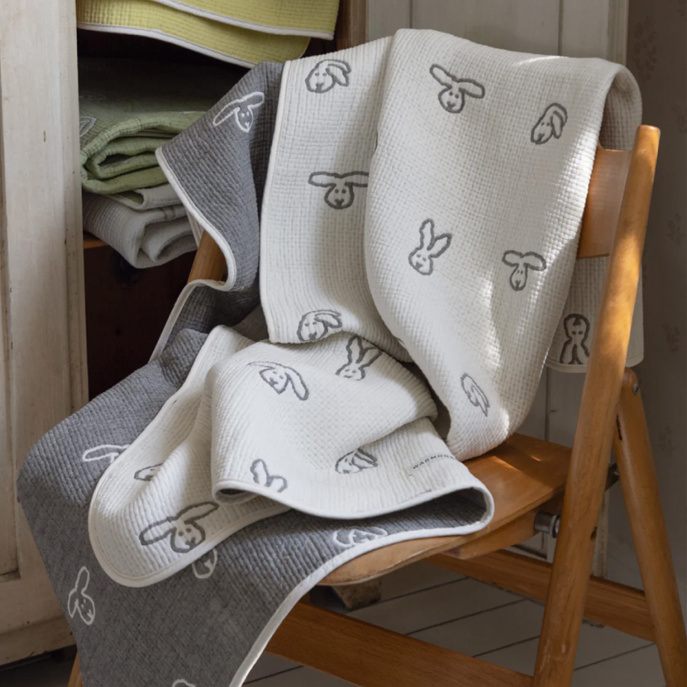 WARMGREY TAIL COTTON MODAL BLANKET BUNNY BUNNY - WARMGREYのイメージ写真01