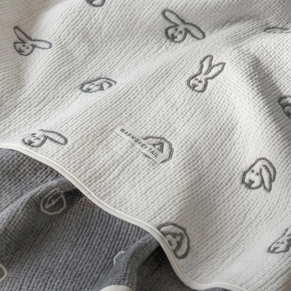 WARMGREY TAIL COTTON MODAL BLANKET BUNNY BUNNY - WARMGREYのイメージ写真03