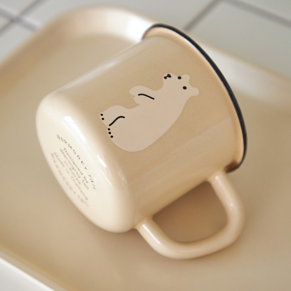 WARMGREY TAIL ENAMEL MUG CUPのイメージ写真03