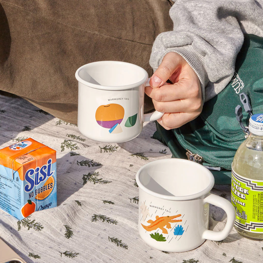 WARMGREY TAIL ENAMEL MUG CUPのイメージ写真12
