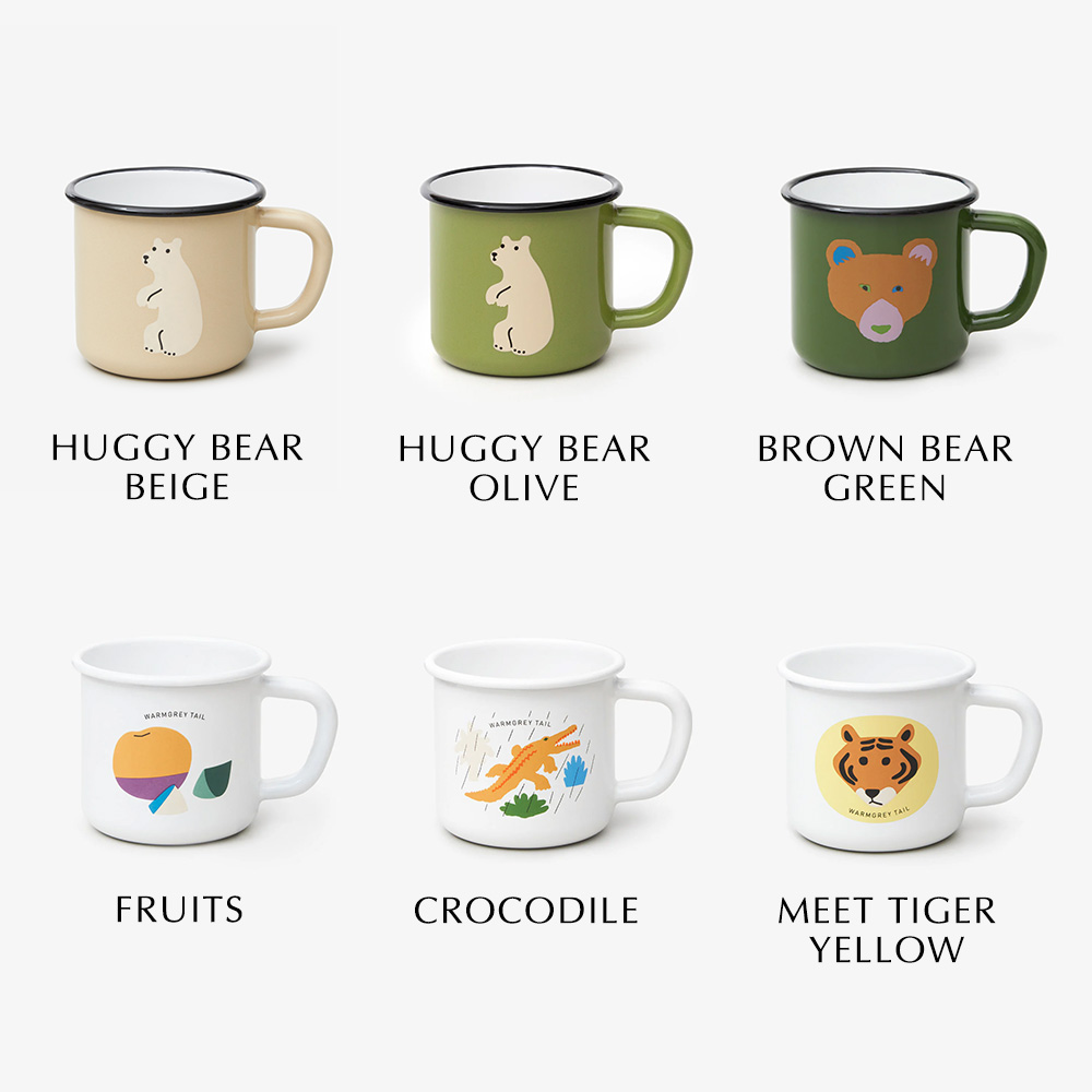 WARMGREY TAIL ENAMEL MUG CUPのバリエーション