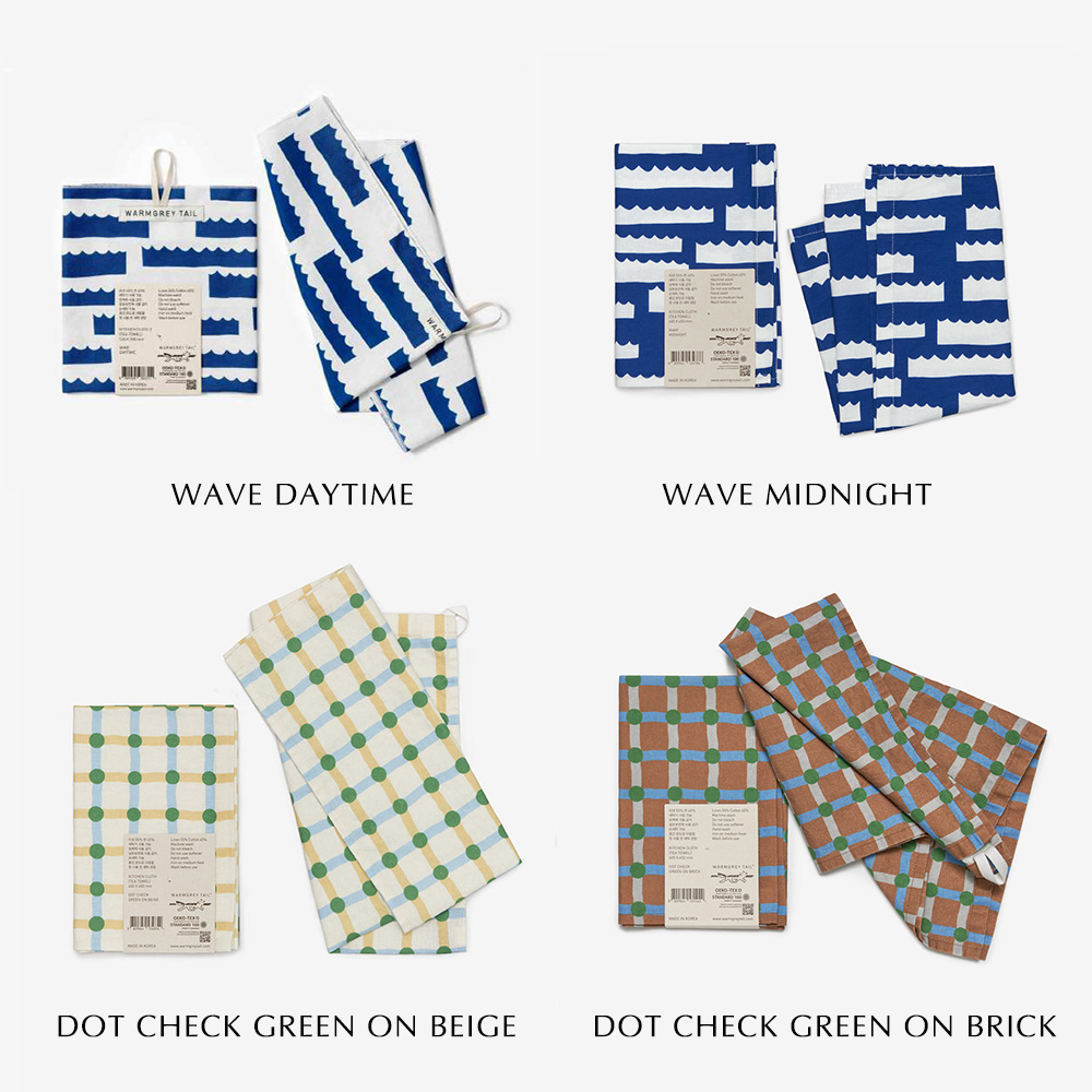 WARMGREY TAIL KITCHEN CLOTH 2のバリエーション03