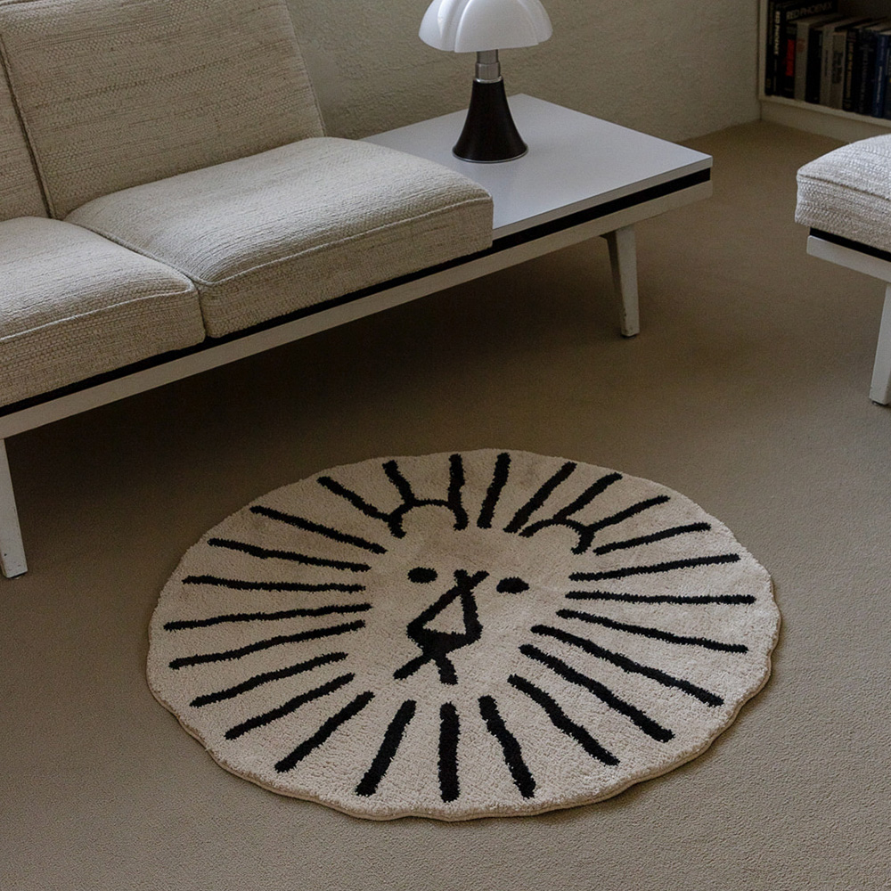 WARMGREY LION RUG(ライオンラグ)のイメージ写真07