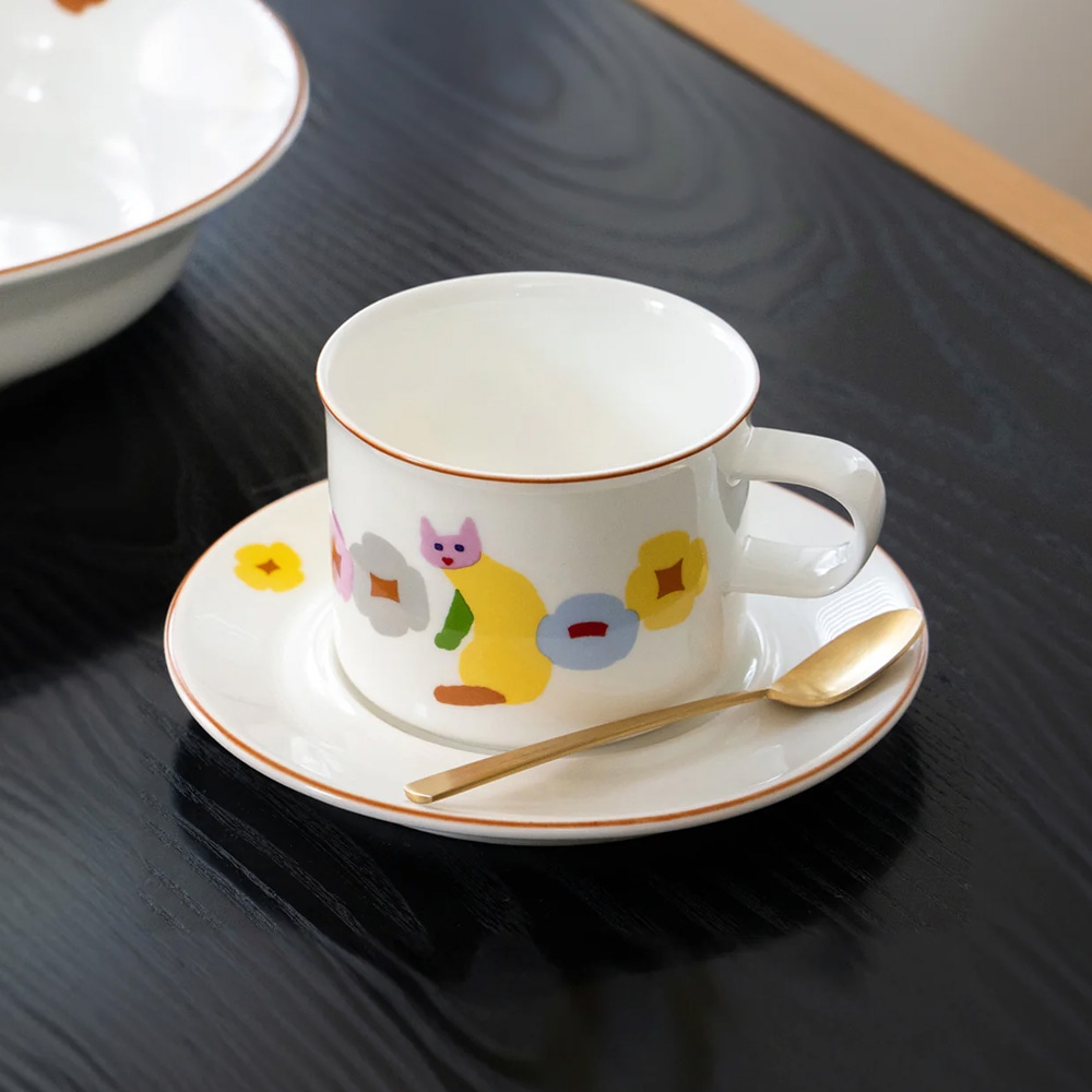 WARMGREY TAIL MUG & SAUCER（マグ&ソーサー）のイメージ写真02