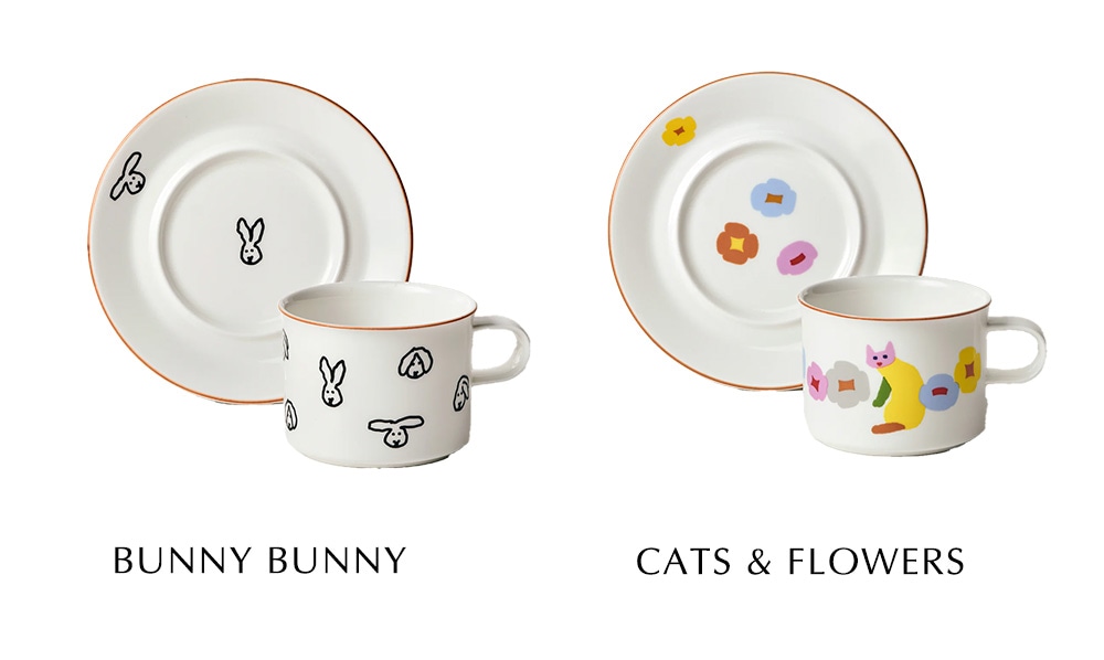 WARMGREY TAIL MUG & SAUCER（マグ&ソーサー）のバリエーション