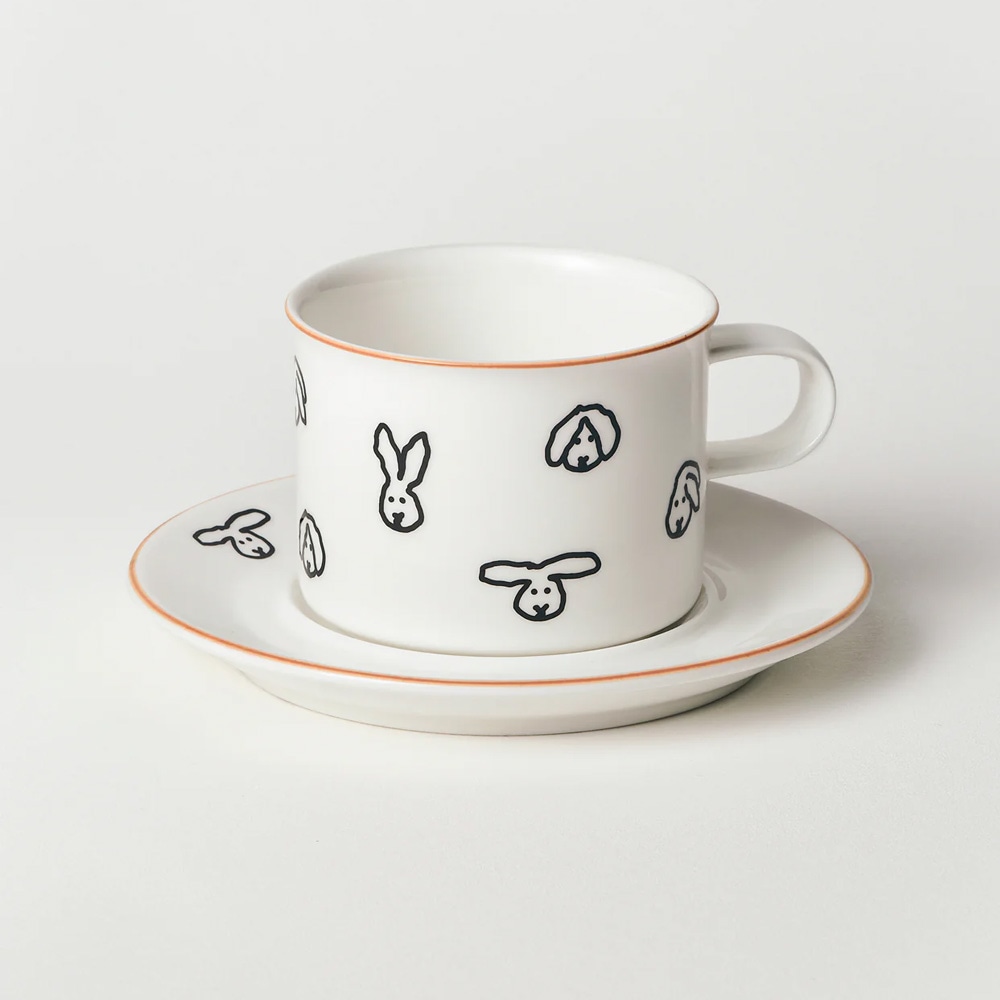 WARMGREY TAIL MUG & SAUCER（マグ&ソーサー） BUNNY BUNNYのイメージ写真14